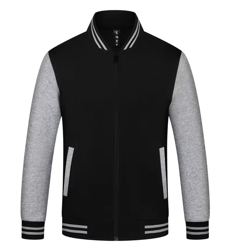 CHINEE-Unisex-Stehkragen-Baseball-Training-Suit-Jacket-with-Printed-Logo-Solid-Jersey-ODM-Polyester-Anti-Pilling-Long-Sleeve-1
