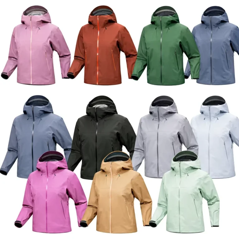 CHINEE-Unisex-Summer-Waterproof-Windproof-Nylon-Outdoor-Shell-Jacket-with-Fully-Taped-Seams-8000mm-Rainproof-Hooded-Hiking-Jacket