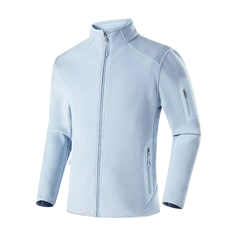 CHINEE-Unisex-Warm-Fleece-Jacket-Outdoor-Stand-Collar-100-Polyester-Winter-Liner-for-3-in-1-Softshell-Jacket