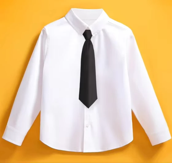CHINEE-Unisex-White-Shirt-for-Boys-and-Girls-Long-Sleeve-Childrens-School-Uniform-Performance-Suit-for-Spring-Autumn-Kids-Clothing