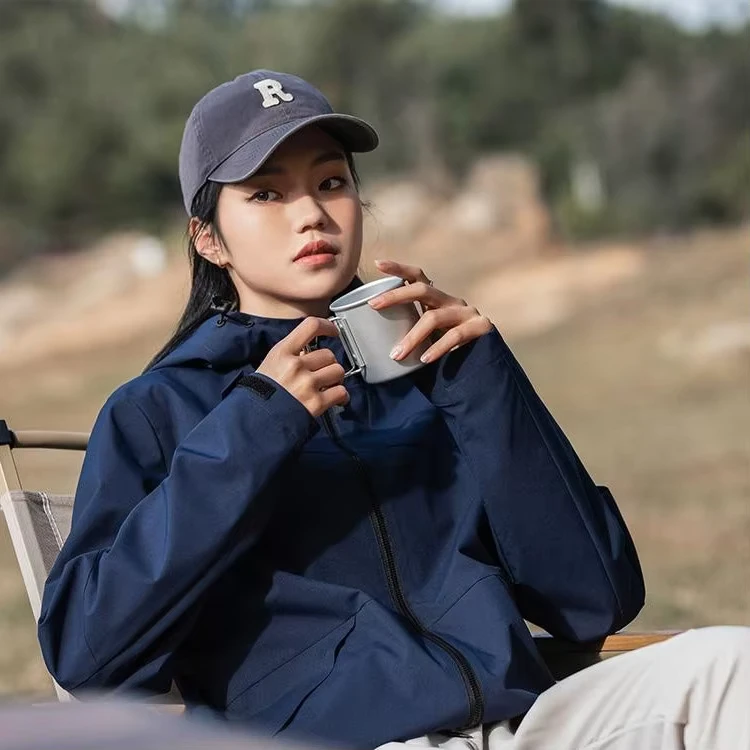 CHINEE-Unisex-Winter-Outdoor-Jacket-Waterproof-Windproof-Soft-Shell-Turtleneck-Zipper-Sweatshirt-Hiking-Camping-Jacket