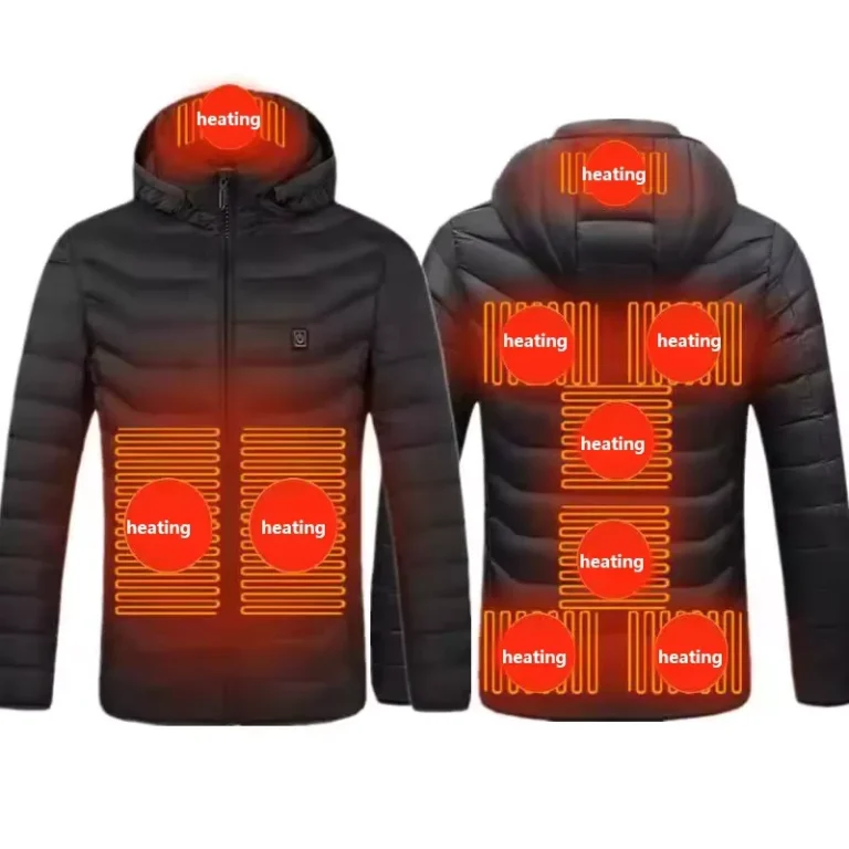 CHINEE-Unisex-Winter-Warm-USB-Heating-Woolen-Parka-Jacket-Smart-Thermostat-Hooded-Padded-Windproof-Eco-Friendly-Pure-Color-Front-Logo