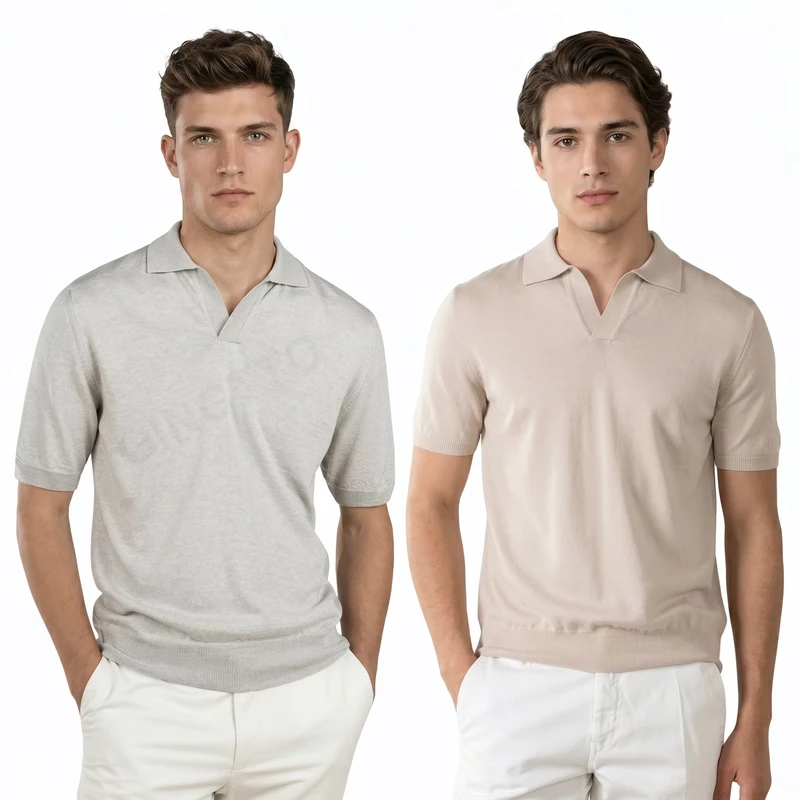 CHINEE-Urban-Casual-Shortsleeve-Buttonless-Polo-Custom-Logo-Polo-Shirts-Mens-Johnny-Collar-Slim-Fit-Retro-V-Neck-Clothing-1