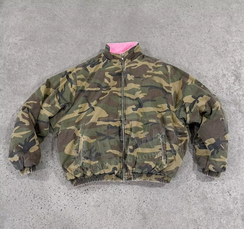 CHINEE-Washed-Zipper-Print-Streetwear-Unisex-Coats-Camo-Polar-Fleece-Reversible-Vintage-Camouflage-Custom-Winter-Bomber-Jacket-for-Men