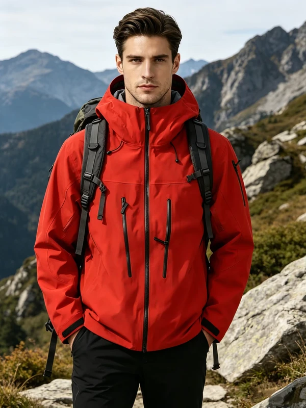 CHINEE-Waterproof-Windproof-and-Loose-fitting-Outdoor-Hardshell-Windbreaker-Jackets-for-Mountaineering-and-Skiing