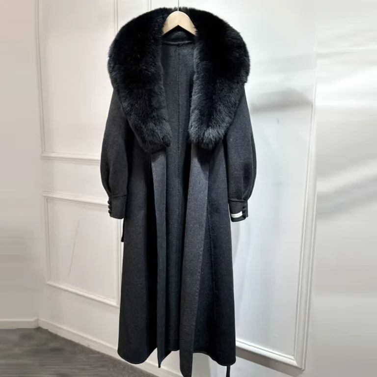 CHINEE-Winter-Cashmere-Blended-Coat-Women-Double-Breasted-Belt-Over-the-Knee-Real-Fox-Fur-Collar-Slim-Windbreaker-Wool-Jacket