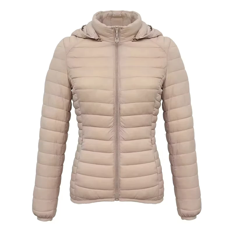 CHINEE-Winter-Eco-Friendly-Reversible-Quilted-Printed-Coat-Hooded-Woman-Waterproof-Warm-Softshell-Sportswear-Woven-Polyester-Lining