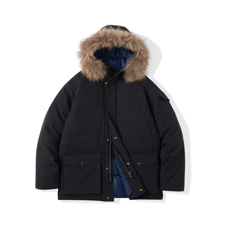 CHINEE-Winter-Fashion-Down-Jacket-for-Men-and-Women-Windproof-with-Zipper-Closure-Warm-Hooded-Design