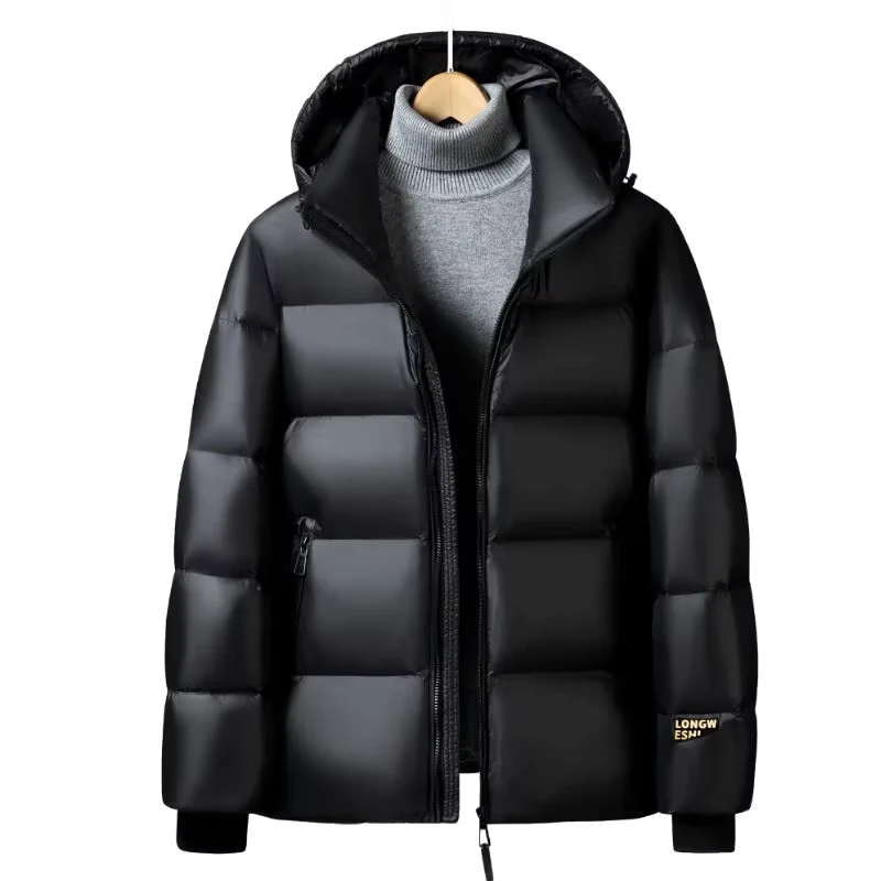 CHINEE-Winter-Hooded-Thin-Long-Black-and-Gold-Down-Jacket-for-Mens-and-Womens-Casual-Fashion-Trendy