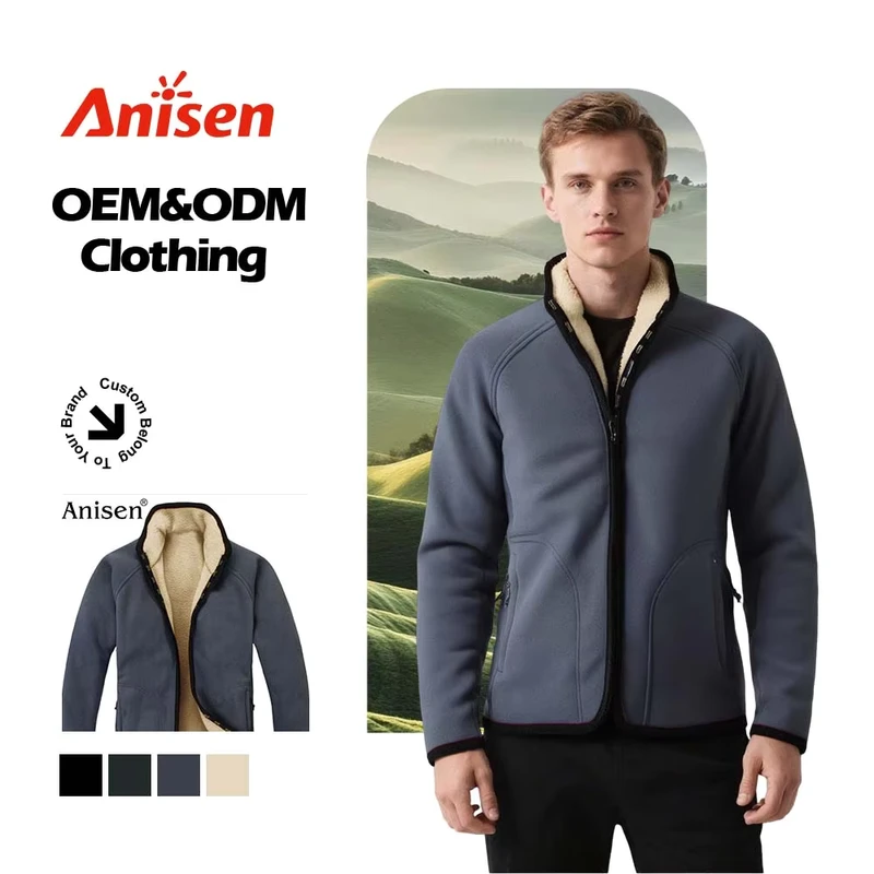 CHINEE-Winter-Jacket-Men-Fleece-Warm-Outdoor-Custom-Sherpa-Polar-Mens-Jackets