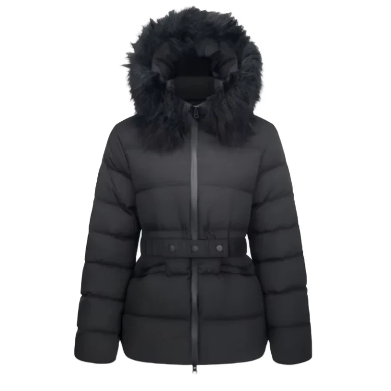 CHINEE-Winter-New-Womens-Warm-Reversible-Hooded-Quilted-Jacket-with-Logo-and-Button-Casual-All-Match-Stand-Up-Collar-Windproof