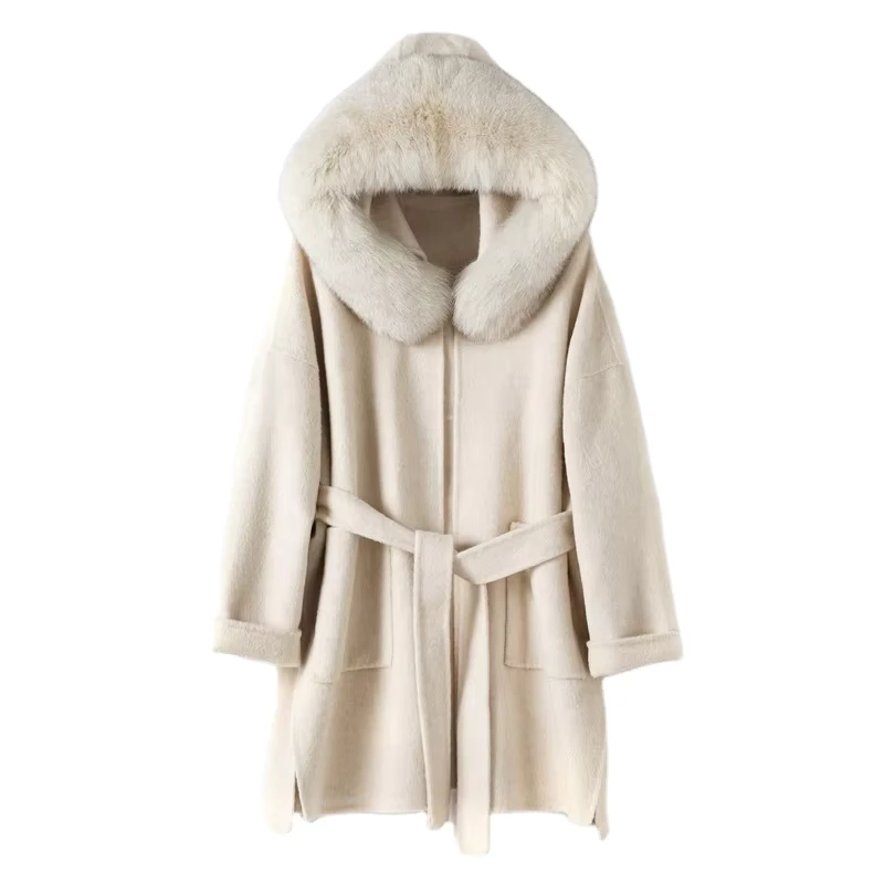 CHINEE-Women-Genuine-Wool-Fur-Coat-Winter-Female-Lady-Elegant-fox-Fur-Collar-Hooded-Long-Jacket-Overcoat-Trench-Plus-Size-TX205602