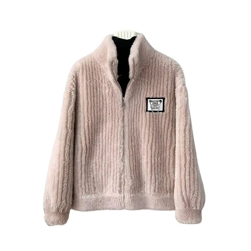 CHINEE-Women-Lady-Sheep-Shearling-Winter-Warm-Coat-Female-Girl-Lamb-Wool-Fur-Short-Jacket-Overcoat-JT3310