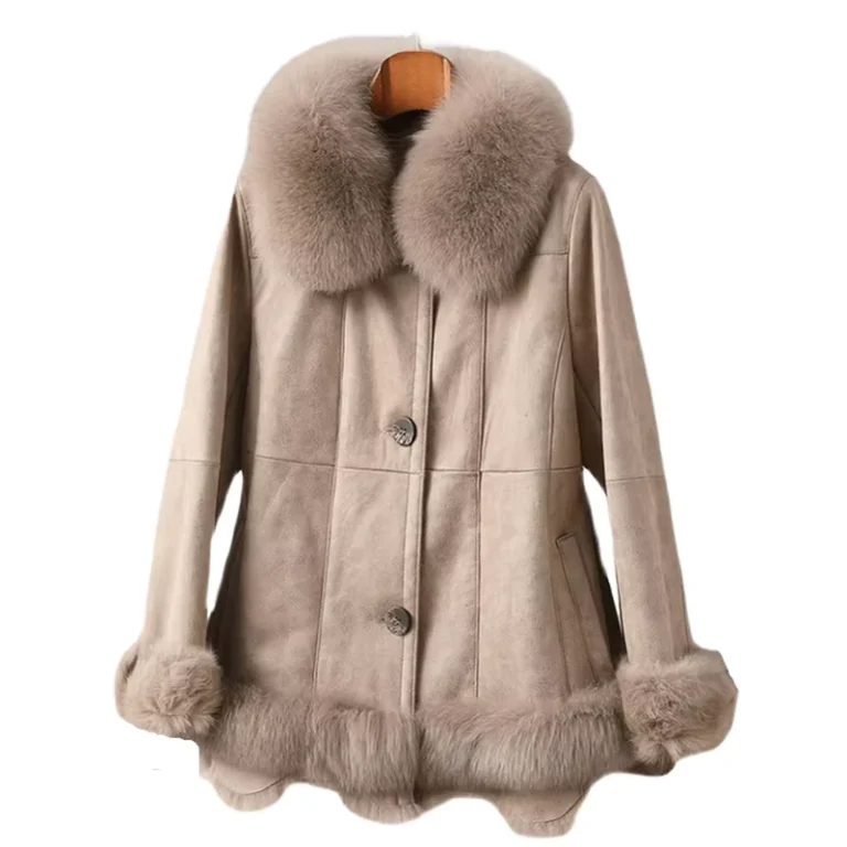 CHINEE-Women-Slim-Woolen-Winter-Fur-Coat-Parka-Fox-Collar-Rabbit-Lining-Luxury-Long-Jacket-Trench-CT190