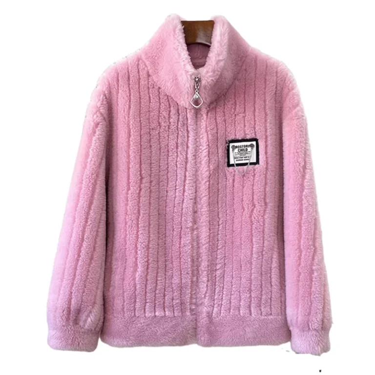 CHINEE-Women-Wool-Fur-Coat-Jacket-Winter-Female-Girl-Real-Sheep-Shearing-Parka-Overcoat-CT176