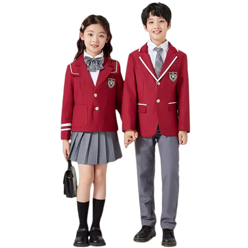 CHINEE-Womens-British-Style-Casual-Winter-School-Uniform-Sets-Polyester-Graduation-Gown-for-Students-1