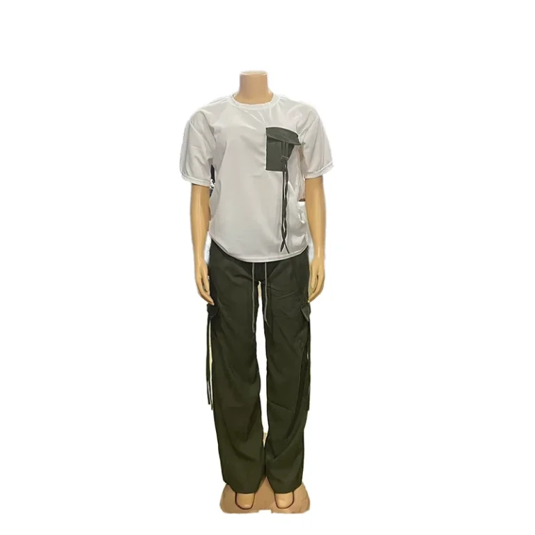 CHINEE-Womens-C250414-Africa-Fashion-Suit-Round-Neck-Loose-Short-Sleeve-Casual-T-Shirt-with-Solid-Pattern