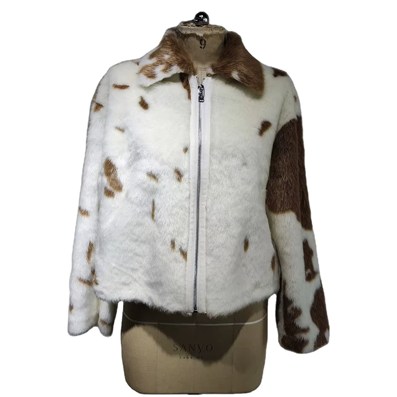 CHINEE-Womens-Fashion-Fall-Woven-Faux-Fur-Jacket-Winter-Comfortable-Warm-Breathable