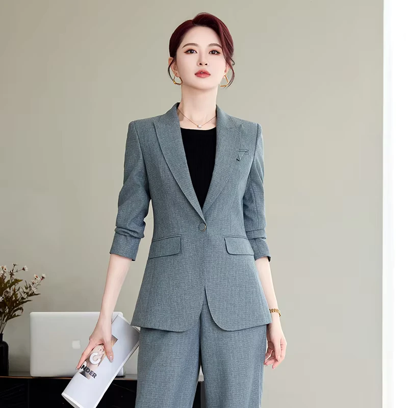 CHINEE-Womens-Fashion-Suit-for-Spring-and-Autumn-Professional-Dress-Suit-With-Bottoms-Overalls-Waist