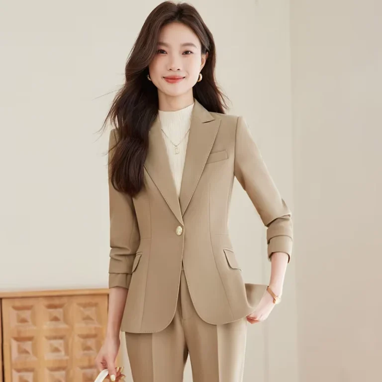 CHINEE-Womens-High-Quality-Spring-and-Autumn-Suit-Set-New-Casual-Professional-Suit