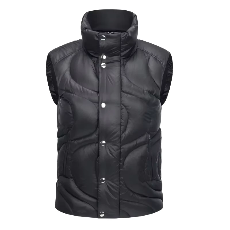 CHINEE-Womens-Hooded-Windproof-Sleeve-Down-Jacket-Puffer-Vest-with-Zipper-Closure-Ultra-light-Winter-Wear