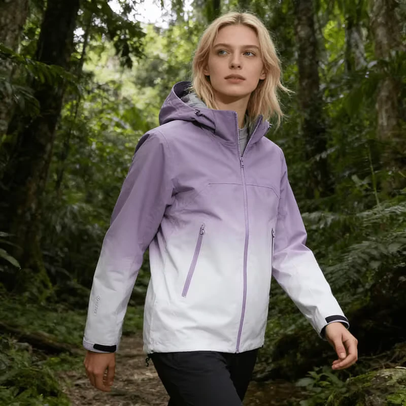 CHINEE-Womens-Plus-Size-Hooded-Winter-Rain-Jacket-Custom-Insulated-Waterproof-Lightweight-Packable-Gradient-Colors-ODM