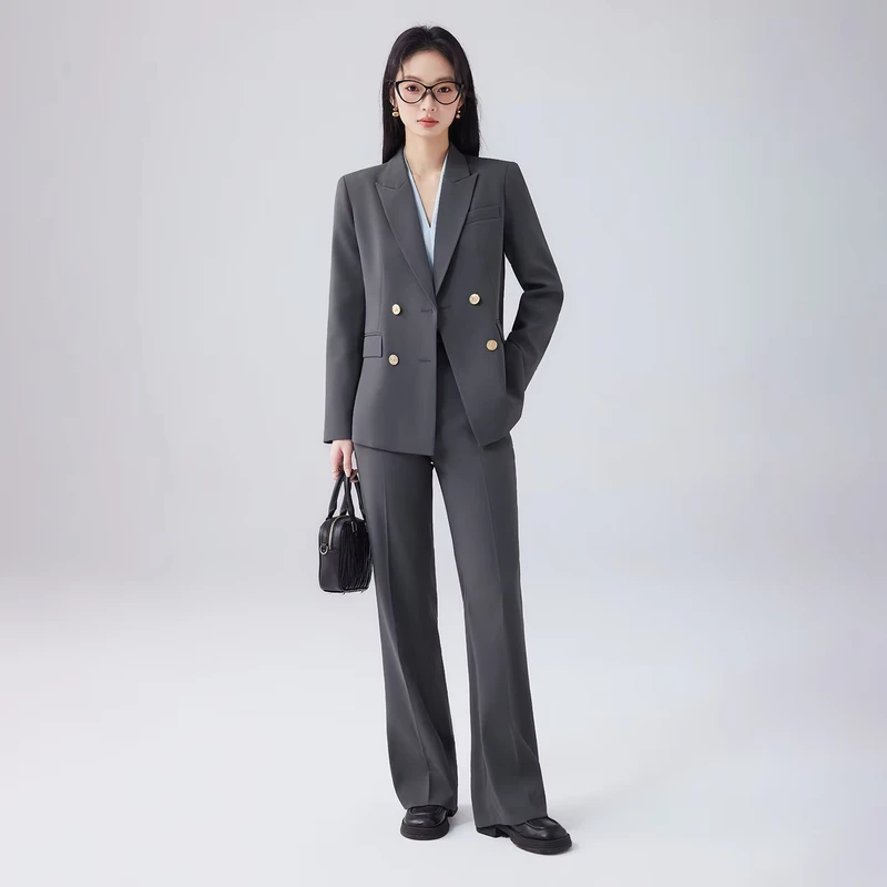 CHINEE-Womens-Professional-Formal-Suit-for-College-Students-Black-Jacket-for-Interviews-Public-Examinations