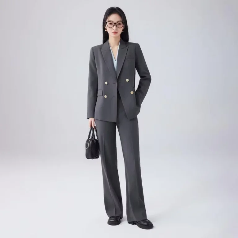 CHINEE-Womens-Professional-Formal-Suit-for-College-Students-Black-for-Interviews-Public-Examinations