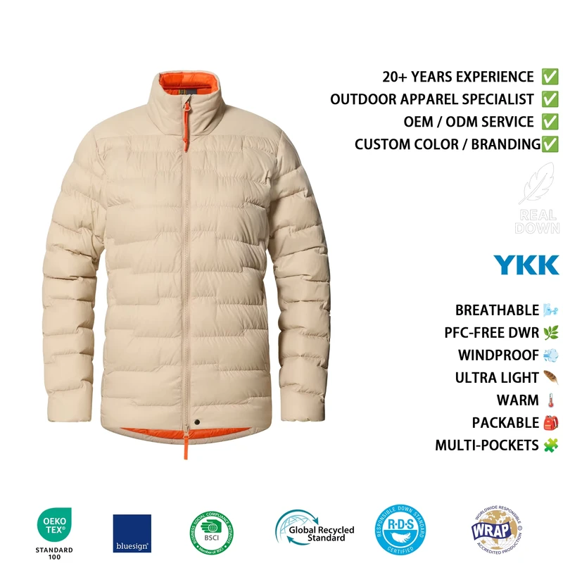CHINEE-Womens-Short-Fashion-Winter-Waterproof-Polyester-Down-Jacket-Customized-Logo-Sports-Warm-Windproof