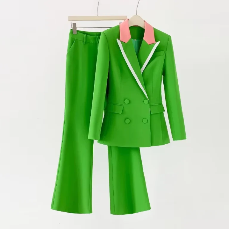 CHINEE-Womens-Spring-Autumn-Elegant-Suit-Slim-Fit-Coat-Flared-Pants-Workplace-Two-Piece-Blazer-Suit-Business-Set