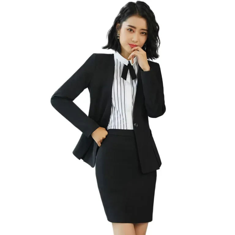 CHINEE-Womens-Suit-Set-for-Spring-and-Autumn-New-Style-Elegant-Workwear-Professional-Attire-College-Students-Interview-Formal-1