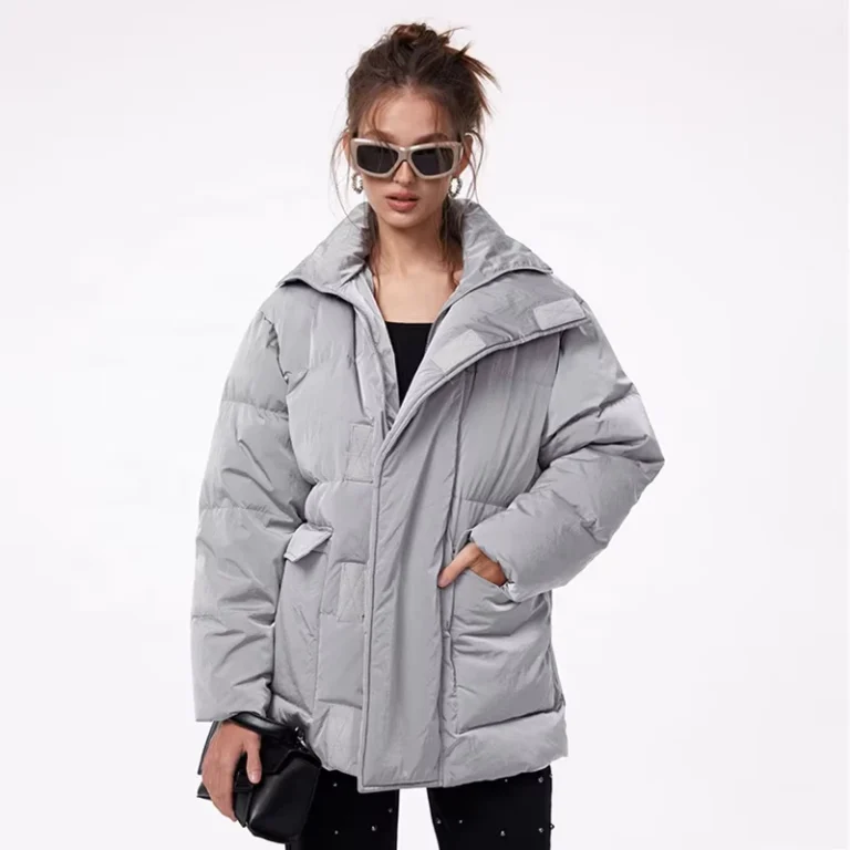 CHINEE-Womens-Winter-Fashion-Short-Down-Jacket-Original-Waterproof-Loose