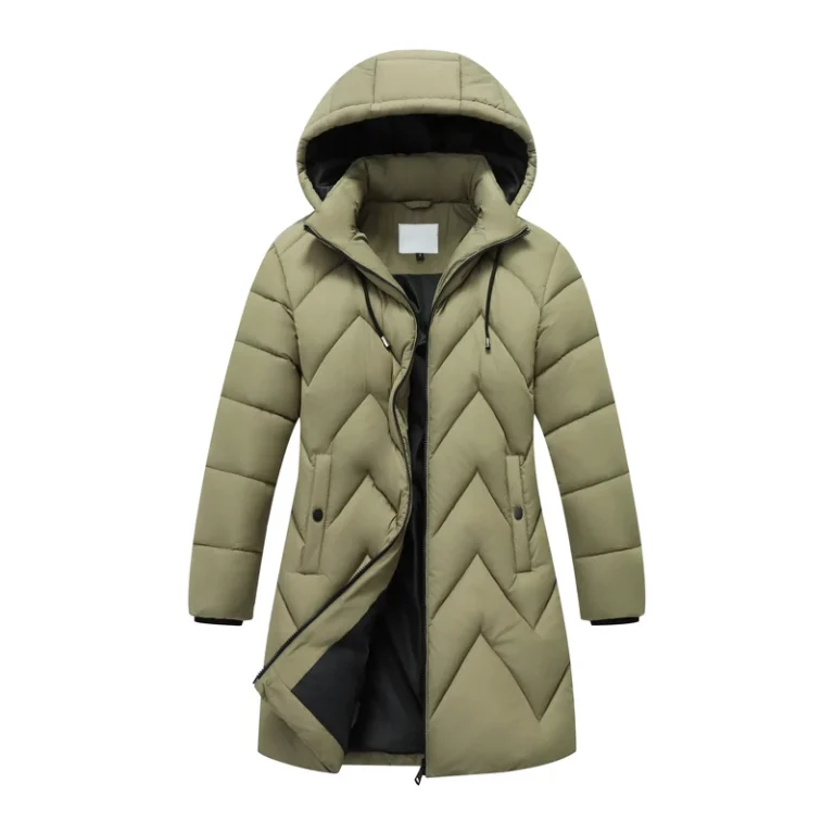 CHINEE-Womens-Winter-Finished-Hooded-Polyester-Filled-Wool-Lining-Korean-Style-Regular-Quilted-Windproof-Waterproof-Cotton-Jacket