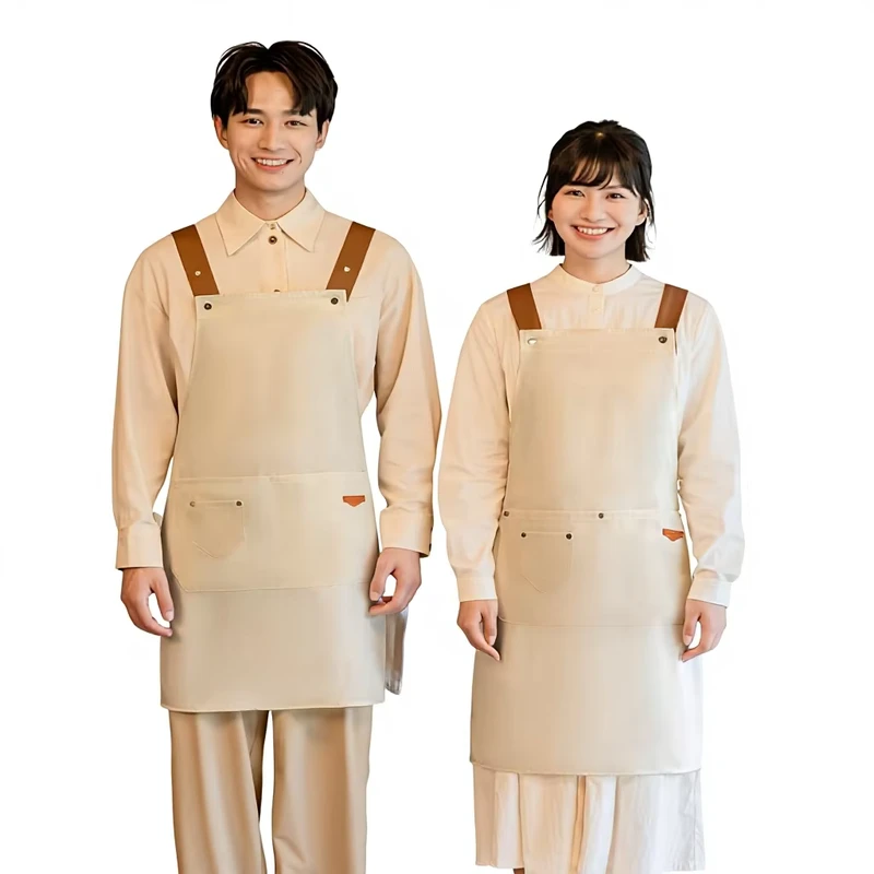 10-Colors-340g-Polyester-Dobby-Fabric-Waterproof-H-Shoulder-Strap-Apron-Adjustable-Large-Capacity-Pocket-Florist-Restaurant-Art