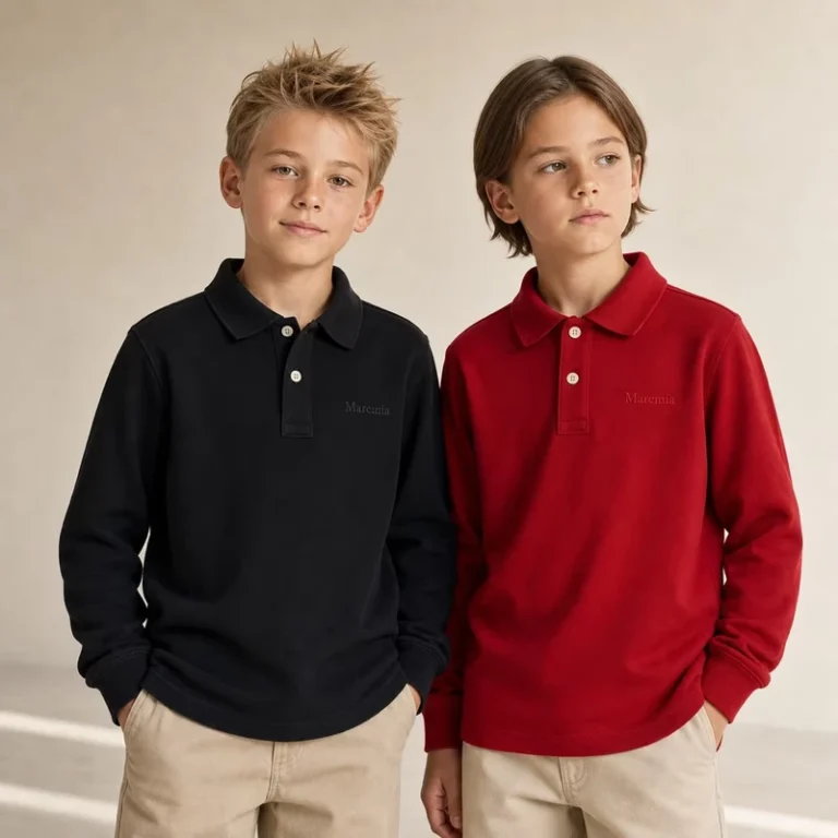 100-Cotton-Children-Polo-Shirts-Long-Sleeve-Solid-Color-Boys-Casual-Tops-OEM-Custom-Embroidery-Logo-Breathable