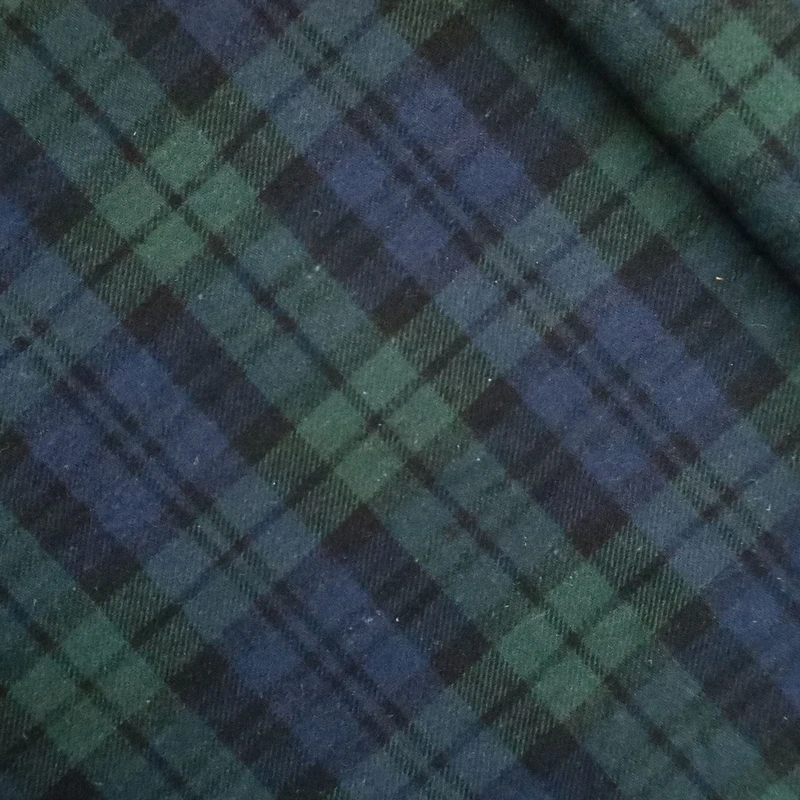 100-Cotton-Tartan-Check-Plaid-Fabric-for-Womens-Clothing-Boys-Shirt-Dress-Soft-Breathable-16S-150gsm-Green-Woven-Girls-Toys