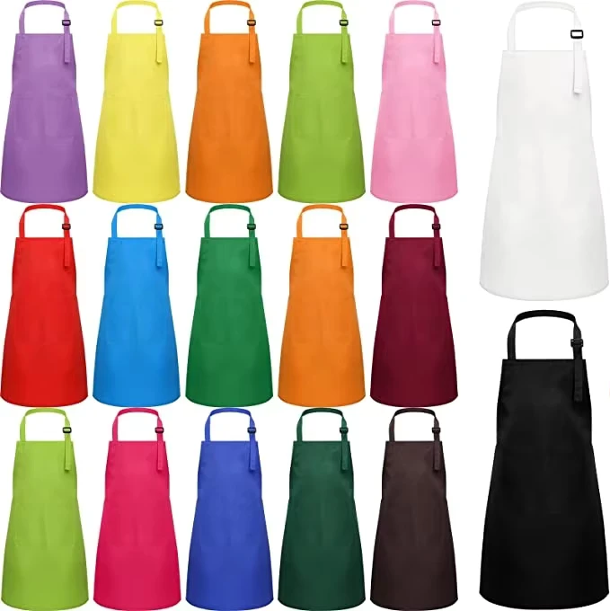 100-Polyester-Kids-Apron-Custom-Logo-Adjustable-Size-Kids-Bib-Aprons-Orange-Kids-Apron