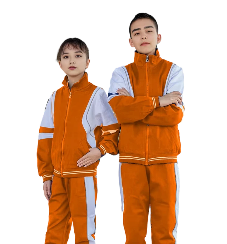 100sets-Custom-Girls-Kids-Male-Female-Children-Cotton-Sport-Hoodie-Polo-Tracksuits-Uniforms-for-School-Manufacturers