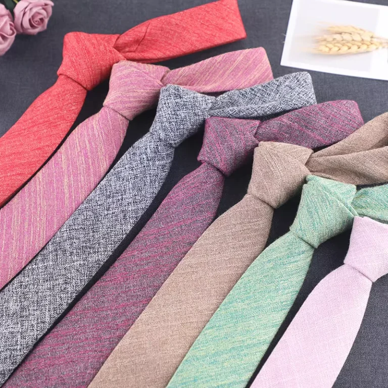 145x6cm-Long-Neckties-Narrow-Cotton-Linen-Tie-Mens-Formal-Leisure-Work-College-Ties-Support-Logo