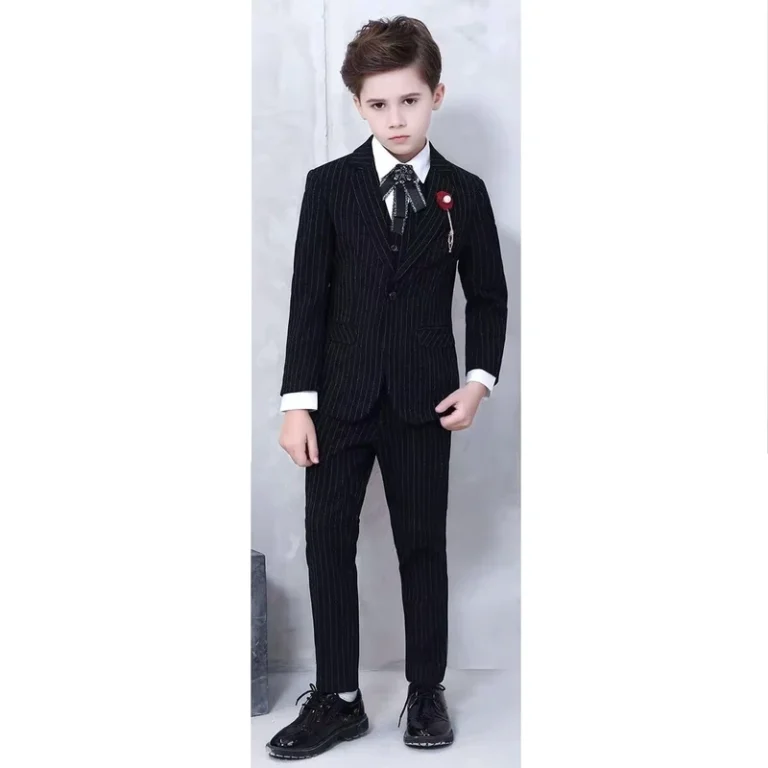2-15-Pieces-MTM-Customized-Velvet-Collar-Boys-Tuxedo-Wedding-Suit-Black-Junior-Party-Dress-Wedding-Boys-Formal-Tuxedo-Suit
