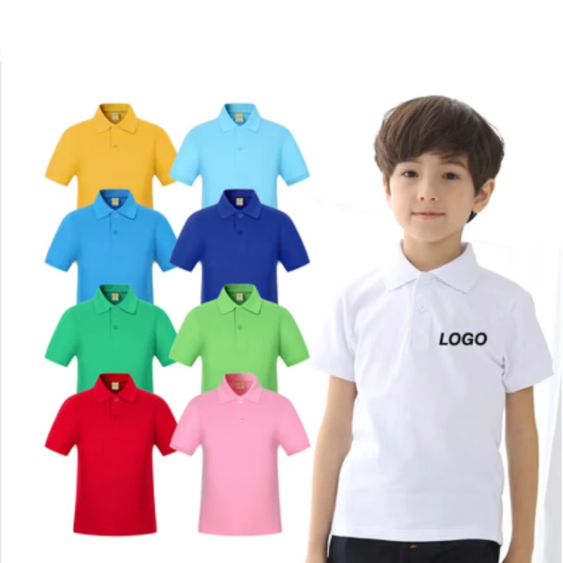 2-15-Years-New-Design-School-Uniforms-for-Boys-and-Girls-100-Pique-Cotton-Embroidery-Printed-Logo-Polo-Kids-Shirt