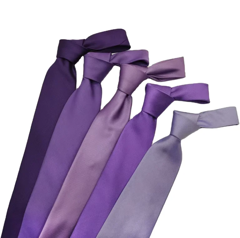 20-Pcs-Classic-Purple-Solid-Color-Series-Anti-pilling-Mens-Necktie-Custom-Logo-Polyester-Woven-Skinny-Business-Neck-Tie