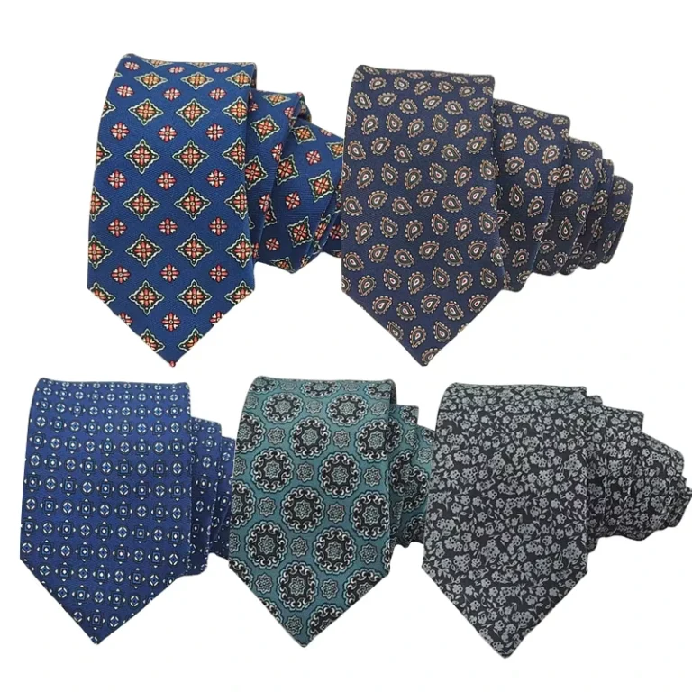 30Pcs-MOQ-Digital-Printing-GRS-Certification-Mens-Casual-Poly-Necktie-Anti-wrinkle-Polyester-Skinny-Business-Neck-Tie