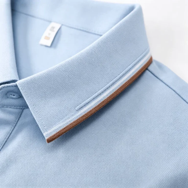 313-Linen-Mulberry-Silk-Polo-Shirt-7A-Antibacterial-Quick-Dry-Soft-40S-200GSM-15-Colors-S-4XL-Casual-Business-Uniform