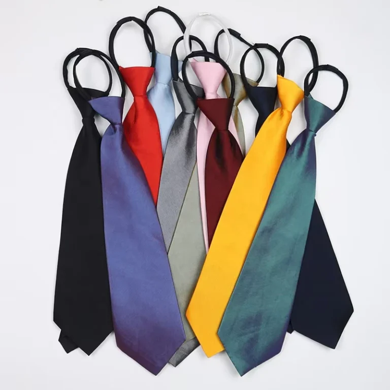 37-8cm-Plain-Lazy-Necktie-Solid-Zipper-Ties-Stain-Mens-Polyester-Zip-Neckties