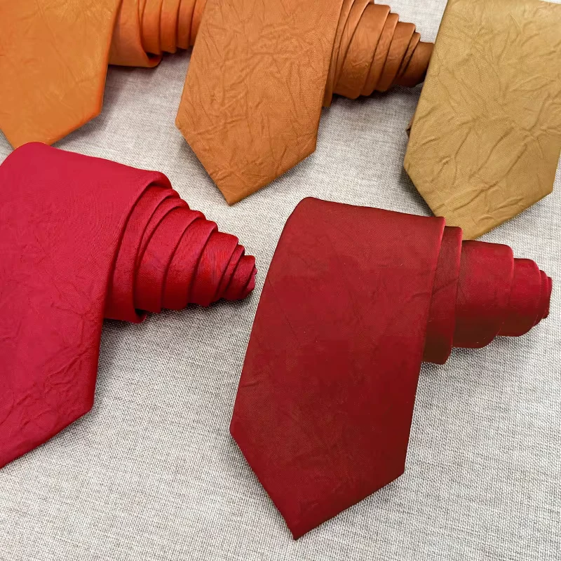 3D-Wrinkle-Solid-Tie-7cm-Wide-Mens-Quality-Neckti-Satin-Plain-Business-Wedding-Pleated-Neckties-for-Men-Custom-Label