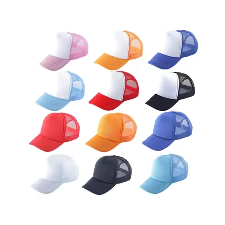 5-Panel-Custom-Logo-Blank-Plain-Trucker-Caps-Embroidery-Sport-Caps-Rope-Trucker-Mesh-Foam-Hats-Trucker-Cap