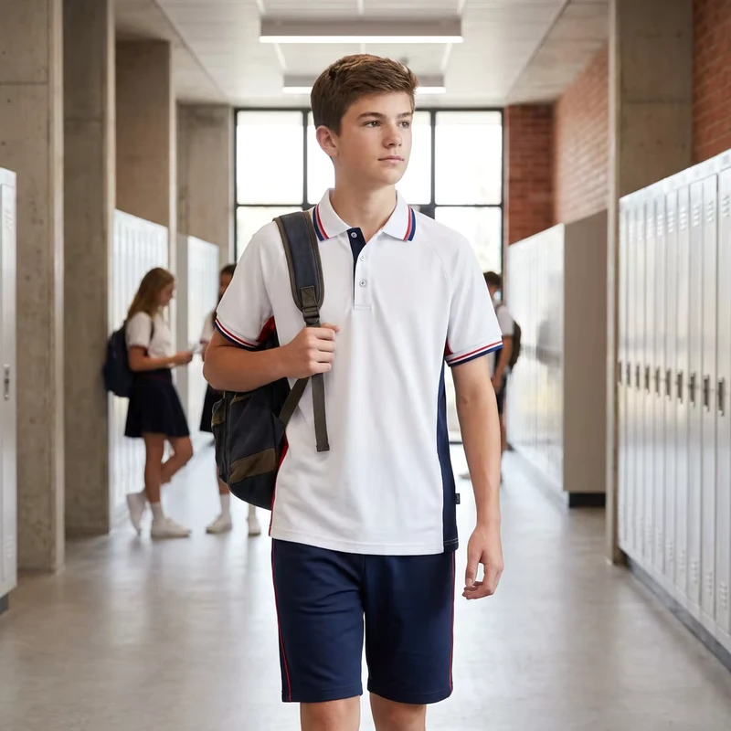 521001M-Sporty-Middle-HIGH-School-Uniforms-Set-Custom-Logo-Performance-Polo-and-Navy-Shorts-for-Boys-and-Girls-Teamwear