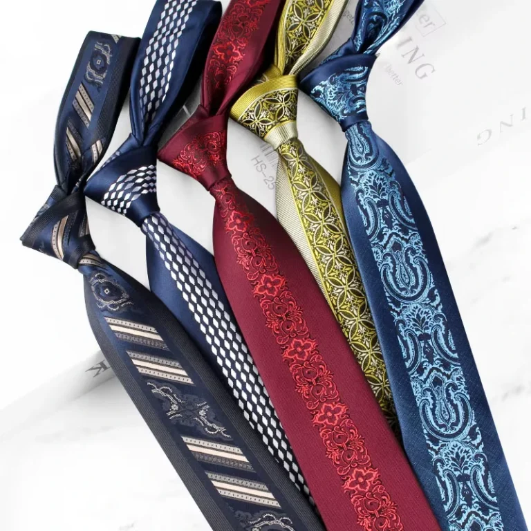 6CM-Narrow-Classic-Plaid-Floral-Paisley-Pattern-Durable-100-Polyester-Tie-for-Gentleman-Business-Wedding-Gift