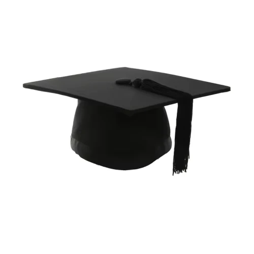 AU-Style-Black-Wool-Mortar-Board-Graduation-Cap-Hat-Trencher-With-Tassel